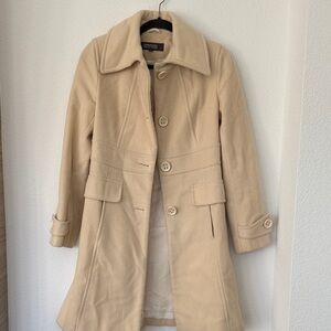 Kenneth Cole Reaction Beige Pea Coat